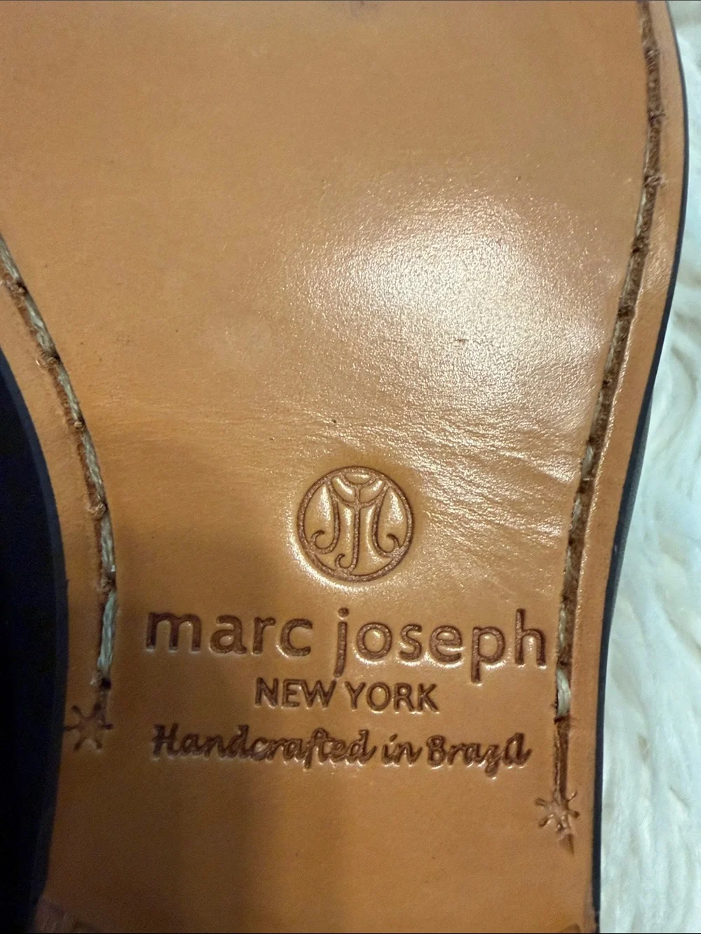 Marc Joseph Black Leather Bit Loafers for Men size 6 BNWOT see all photos